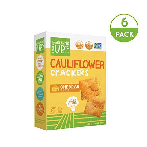 From the Ground Up Cauliflower Crackers - Cheddar