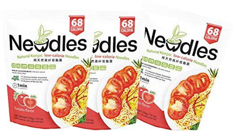 Newdles Konjac/Shirataki Low-Calorie Meal (Tomato Flavor)